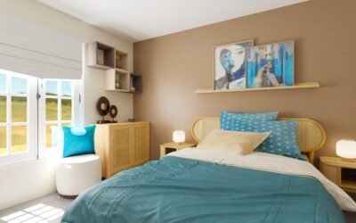 Une chambre chaleureuse pour Carole