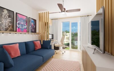 Un studio cosy & optimisé pour Quentin